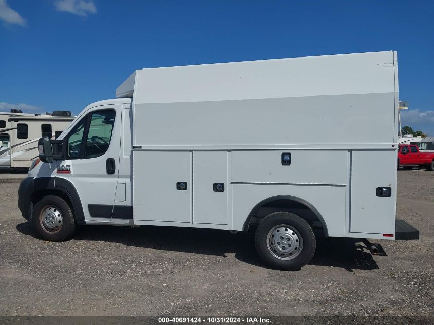 2021 Ram Promaster 3500 Cutaway Low Roof VIN: 3C7WRVKGXME545291 Lot: 40691424