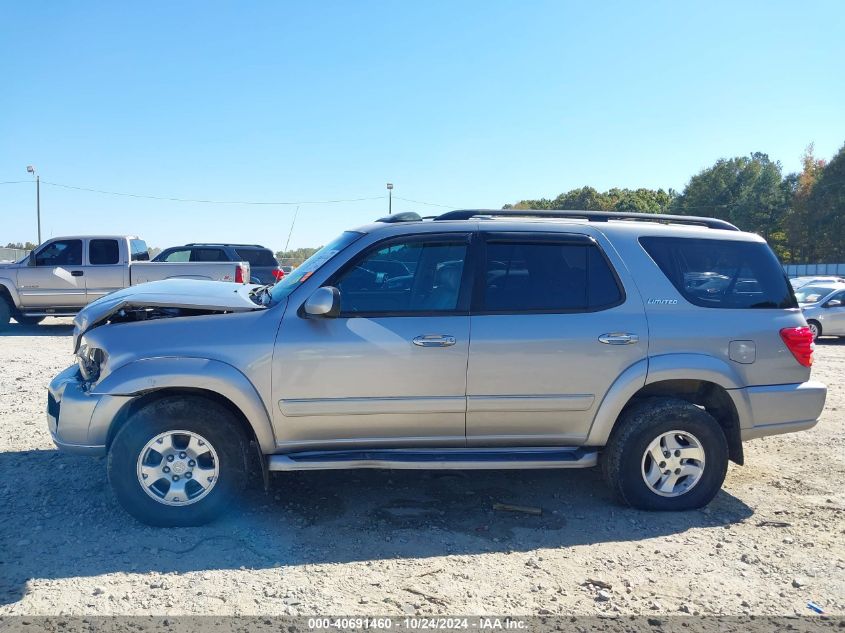 2002 Toyota Sequoia Limited V8 VIN: 5TDBT48AX2S135510 Lot: 40691460