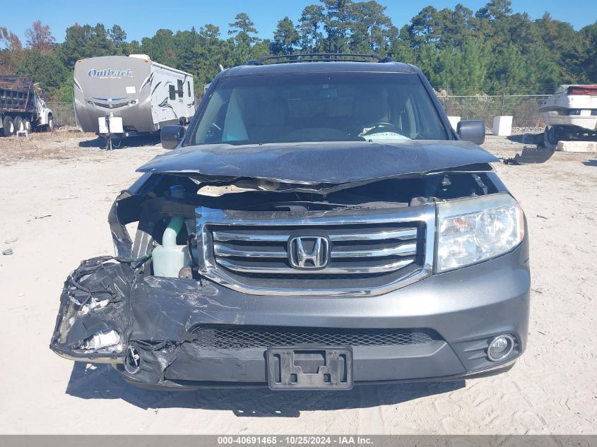 2012 Honda Pilot Ex-L VIN: 5FNYF4H53CB081803 Lot: 40691465