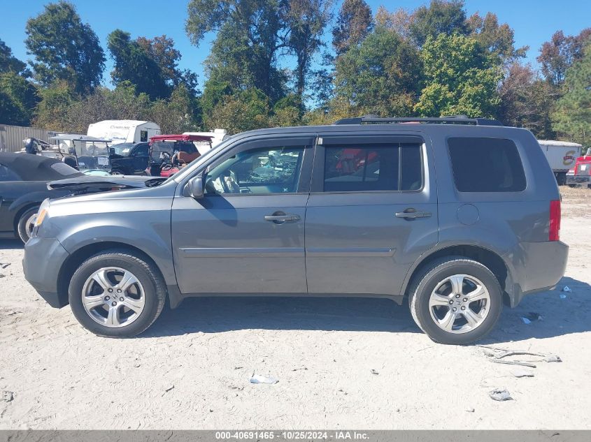 2012 Honda Pilot Ex-L VIN: 5FNYF4H53CB081803 Lot: 40691465