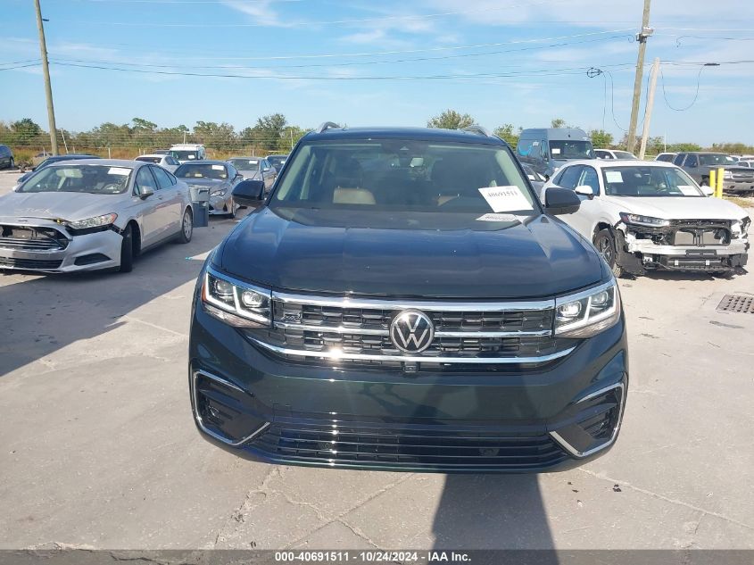 2022 Volkswagen Atlas 3.6L V6 Sel Premium R-Line VIN: 1V2FR2CA0NC512815 Lot: 40691511