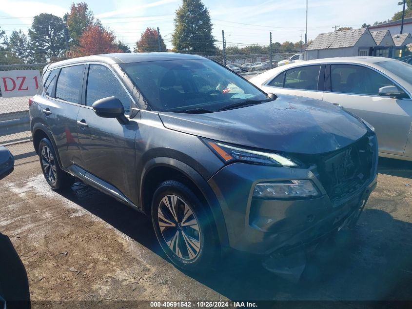 2022 Nissan Rogue Sv Fwd VIN: 5N1BT3BA7NC676809 Lot: 40691542