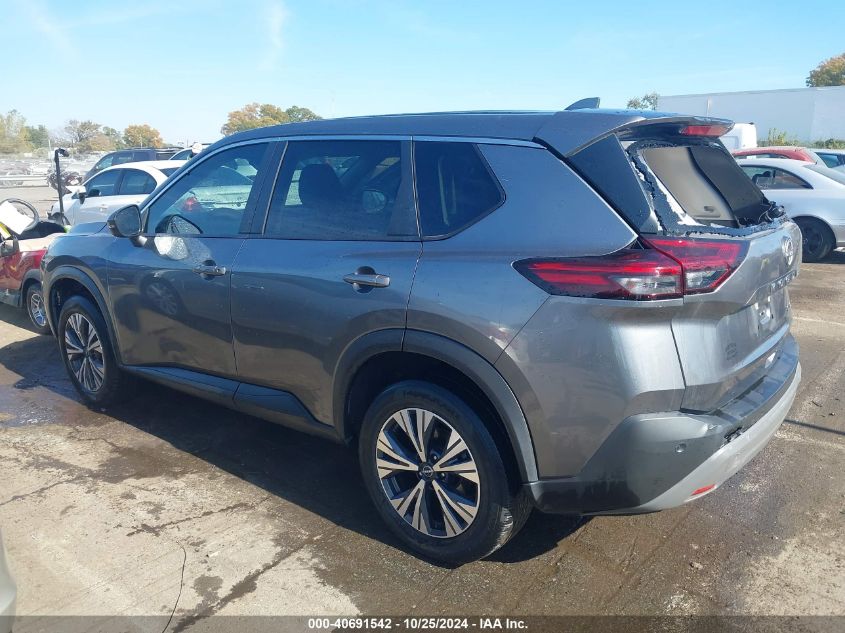 2022 Nissan Rogue Sv Fwd VIN: 5N1BT3BA7NC676809 Lot: 40691542