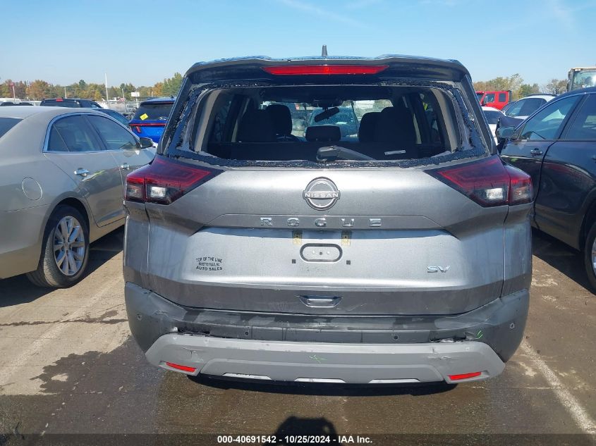 2022 Nissan Rogue Sv Fwd VIN: 5N1BT3BA7NC676809 Lot: 40691542