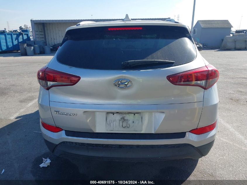 2018 Hyundai Tucson Limited/Sport And Eco/Se VIN: KM8J33A46JU766884 Lot: 40691575