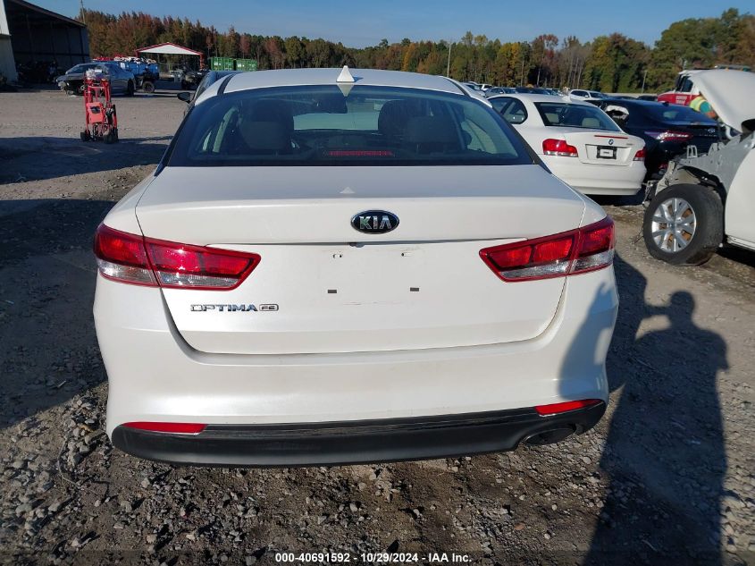 2016 Kia Optima Lx VIN: KNAGT4L30G5107093 Lot: 40691592