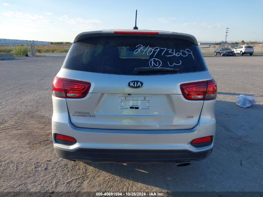 2020 Kia Sorento 2.4L L VIN: 5XYPG4A36LG698445 Lot: 40691594