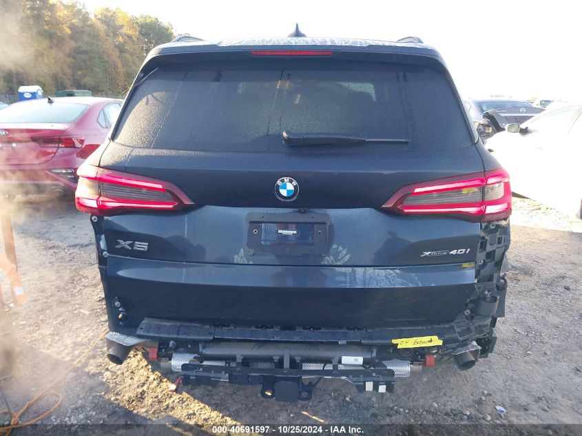 2023 BMW X5 xDrive40I VIN: 5UXCR6C02P9N50841 Lot: 40691597