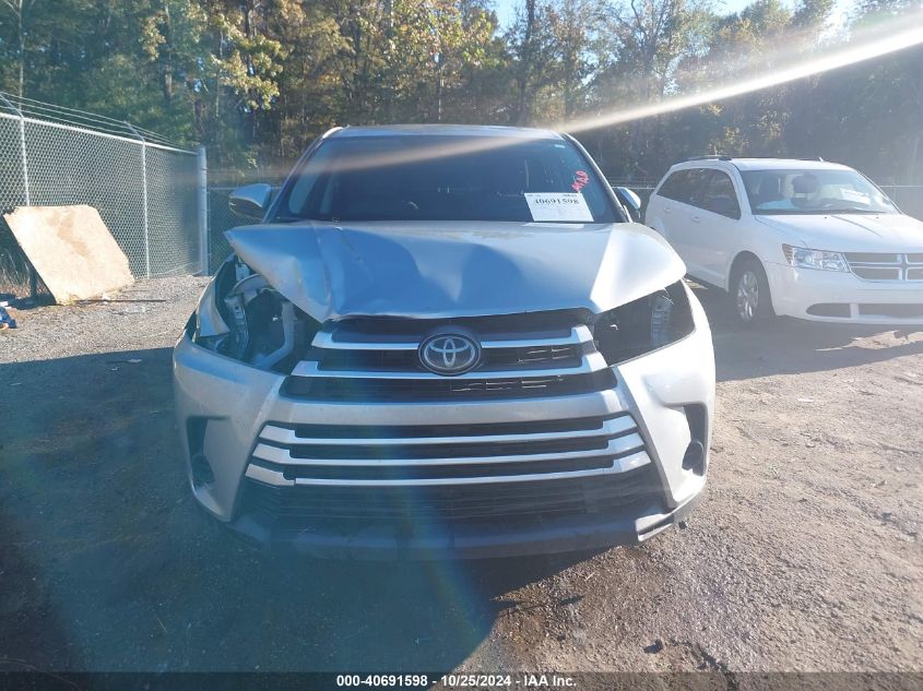 2017 Toyota Highlander Le VIN: 5TDZARFH0HS023597 Lot: 40691598