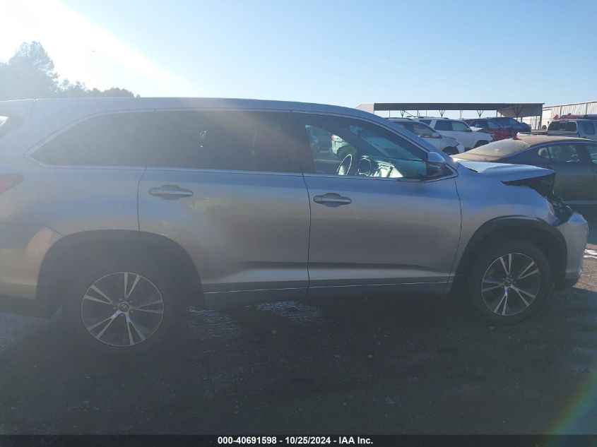 2017 Toyota Highlander Le VIN: 5TDZARFH0HS023597 Lot: 40691598