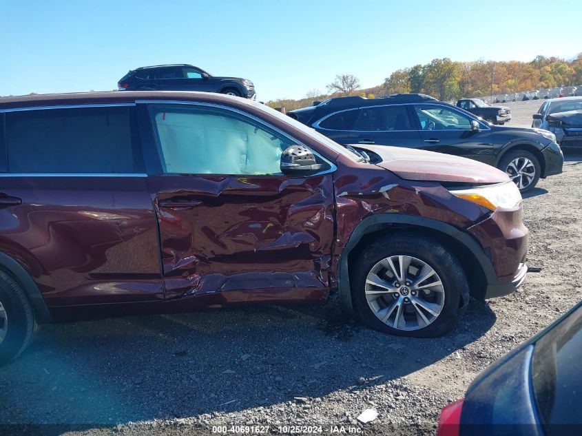 2016 Toyota Highlander Le Plus V6 VIN: 5TDBKRFH1GS321654 Lot: 40691627