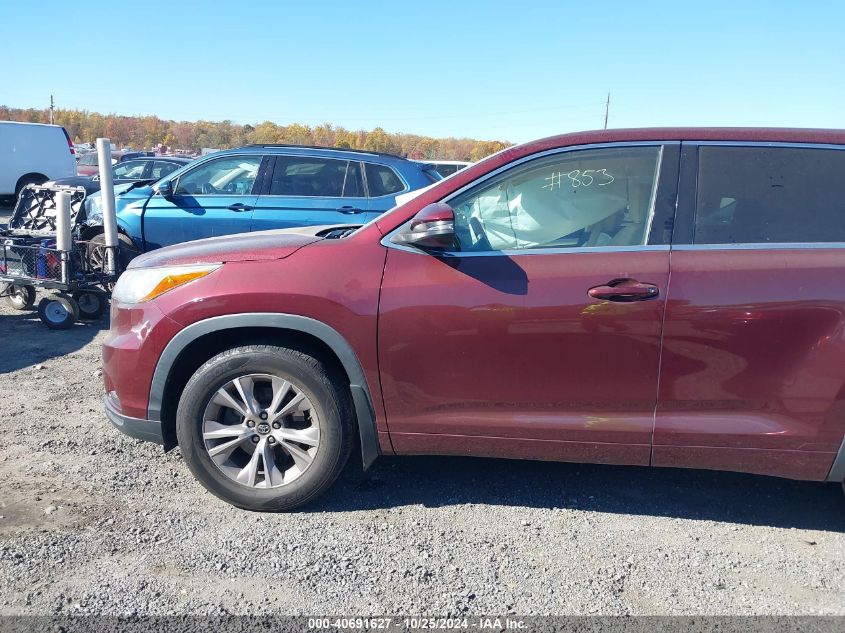 2016 Toyota Highlander Le Plus V6 VIN: 5TDBKRFH1GS321654 Lot: 40691627