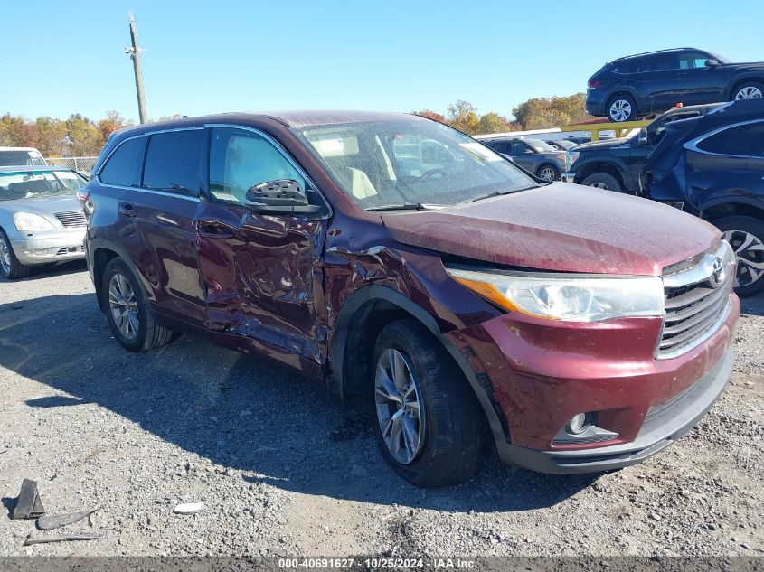 2016 Toyota Highlander Le Plus V6 VIN: 5TDBKRFH1GS321654 Lot: 40691627