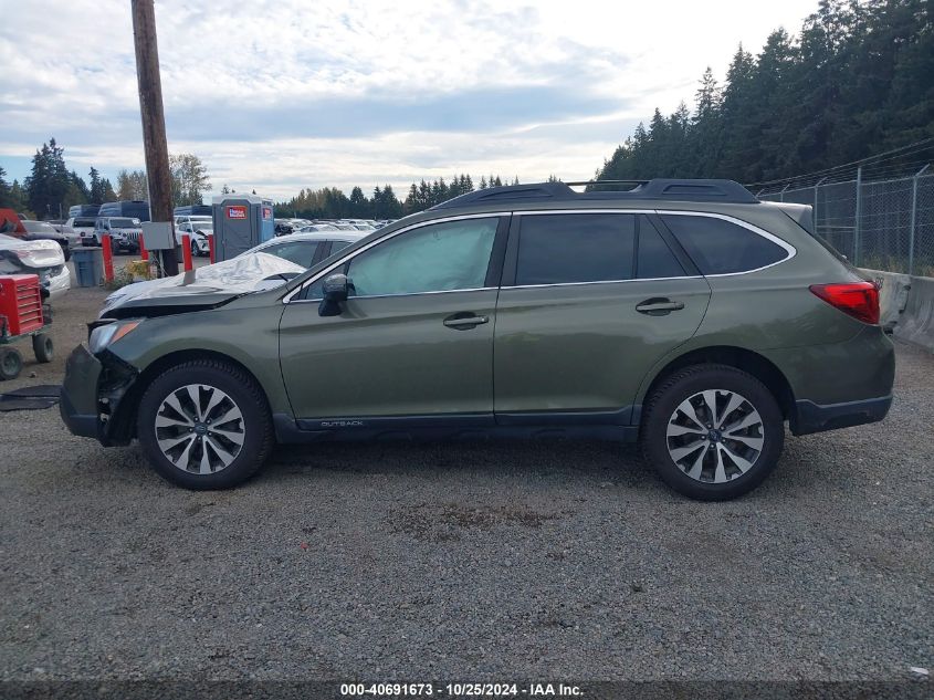 2015 Subaru Outback 3.6R Limited VIN: 4S4BSENC8F3333729 Lot: 40691673