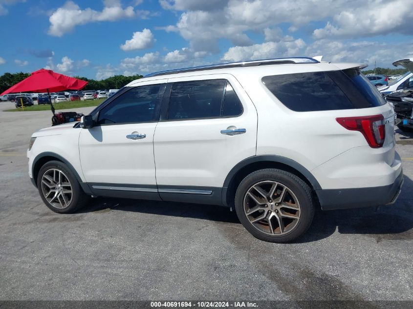 2017 Ford Explorer Limited VIN: 1FM5K8F87HGE20185 Lot: 40691694