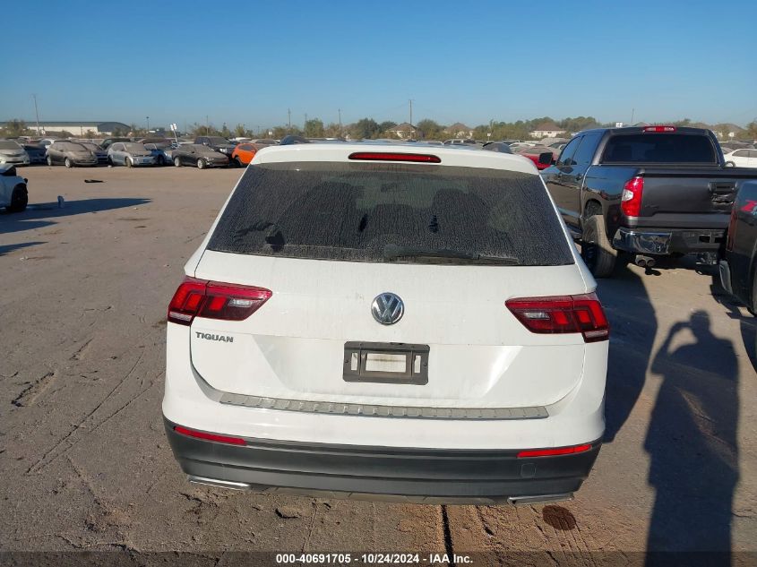 2019 Volkswagen Tiguan S VIN: 3VV1B7AX4KM142808 Lot: 40691705