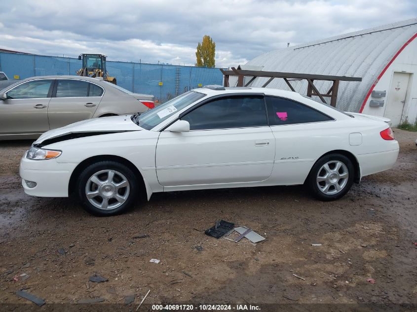 2002 Toyota Camry Solara Sle V6 VIN: 2T1CF28P52C599902 Lot: 40691720