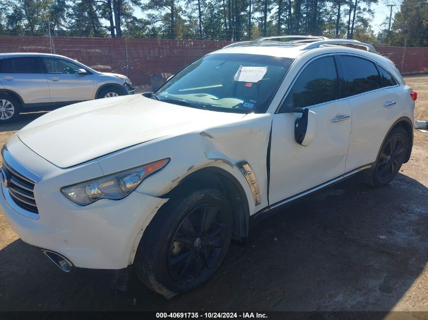 2013 Infiniti Fx37 VIN: JN8CS1MU7DM142326 Lot: 40691735