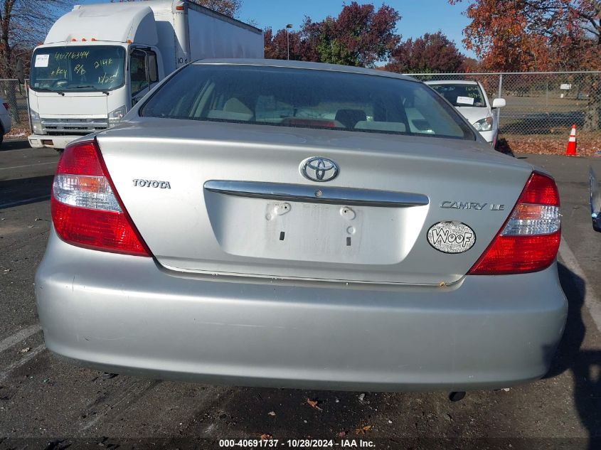 2003 Toyota Camry Le/Xle/Se VIN: 4T1BE32K93U206582 Lot: 40691737