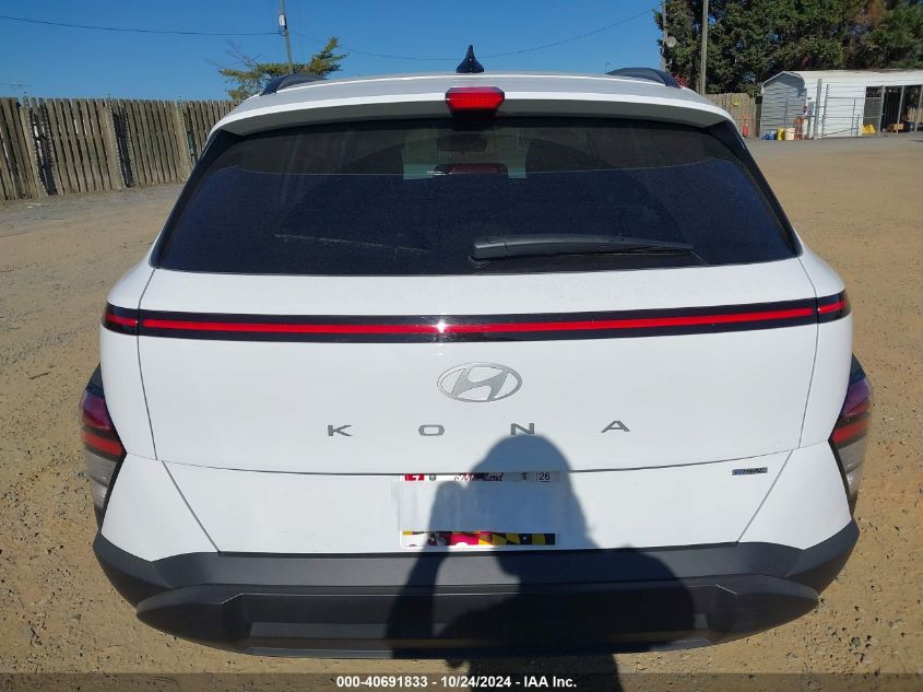 2024 Hyundai Kona Sel VIN: KM8HBCAB1RU163465 Lot: 40691833