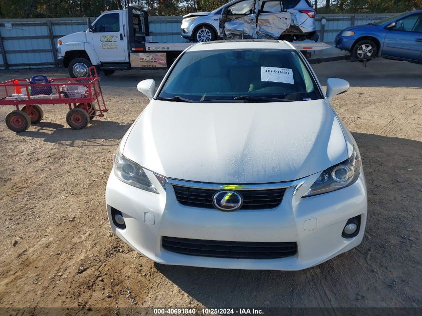 2012 Lexus Ct 200H Premium VIN: JTHKD5BH2C2067719 Lot: 40691840