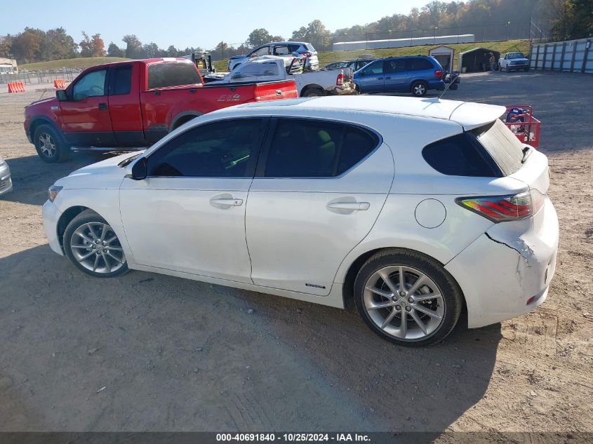 2012 Lexus Ct 200H Premium VIN: JTHKD5BH2C2067719 Lot: 40691840