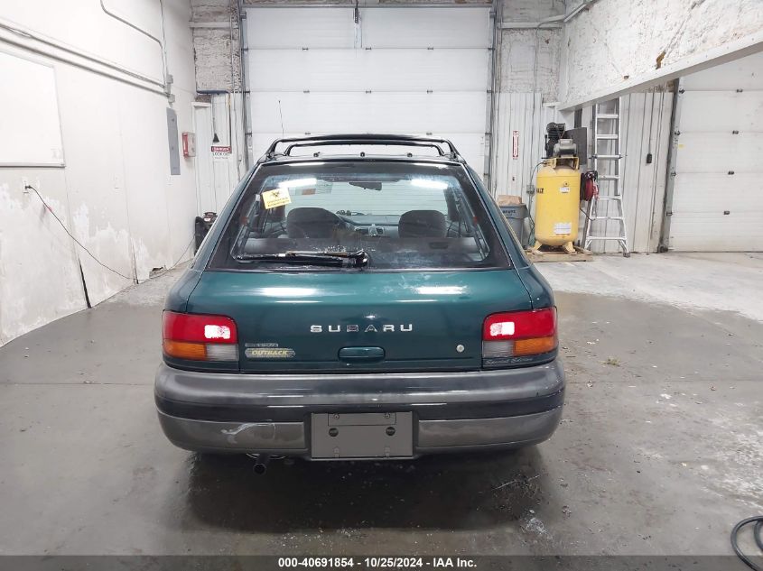 1995 Subaru Impreza L Plus/Outback VIN: JF1GF2356SG800740 Lot: 40691854