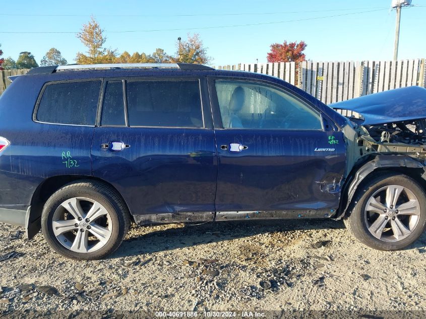 2012 Toyota Highlander Limited V6 VIN: 5TDDK3EH0CS127005 Lot: 40691886