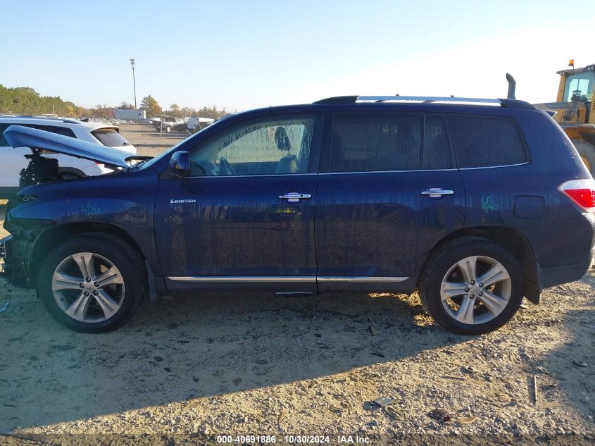 2012 Toyota Highlander Limited V6 VIN: 5TDDK3EH0CS127005 Lot: 40691886