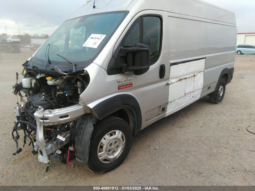 Vin: 3c6trvdg9ke503356, lot: 41181236, ram promaster 2500 high roof 159 wb 20192
