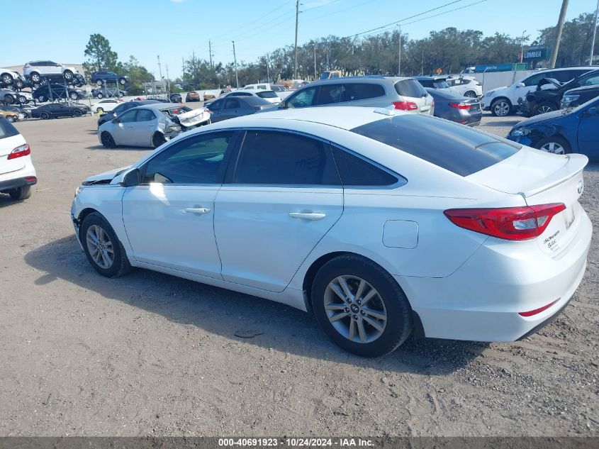 2016 Hyundai Sonata Se VIN: 5NPE24AF5GH289142 Lot: 40691923