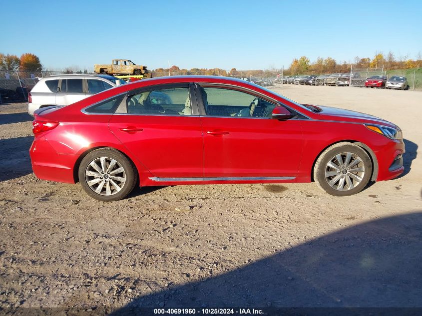 2017 Hyundai Sonata Sport VIN: 5NPE34AF6HH525814 Lot: 40691960