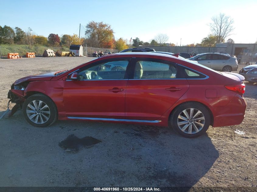 2017 Hyundai Sonata Sport VIN: 5NPE34AF6HH525814 Lot: 40691960