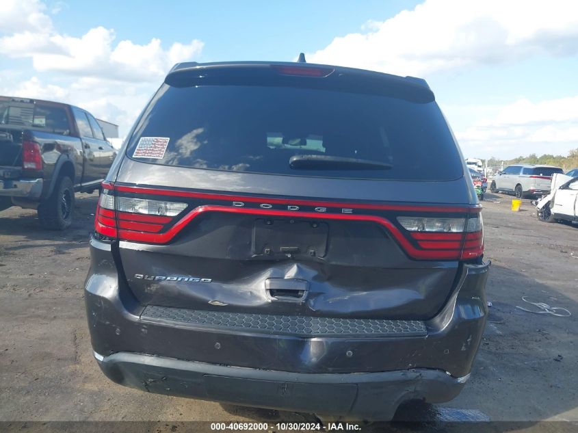 2016 Dodge Durango Sxt VIN: 1C4RDHAGXGC301552 Lot: 40692000