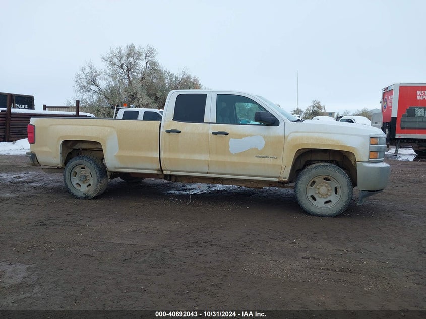 2016 CHEVROLET SILVERADO 2500HD VIN: 1GC2KUEG9GZ146192