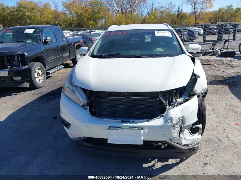 2015 Nissan Murano Platinum VIN: 5N1AZ2MHXFN208755 Lot: 40692064