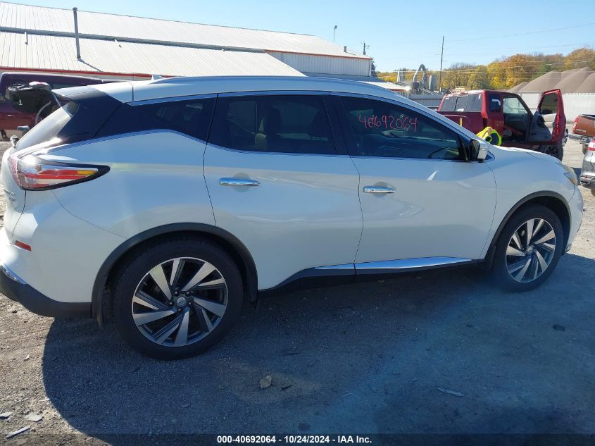 2015 Nissan Murano Platinum VIN: 5N1AZ2MHXFN208755 Lot: 40692064