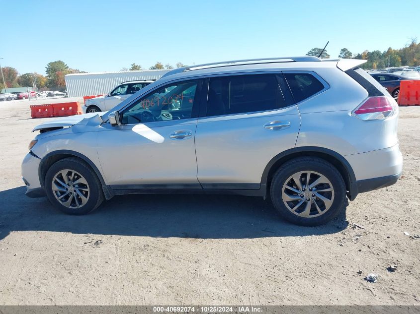 2015 Nissan Rogue Sl VIN: 5N1AT2MT0FC908673 Lot: 40692074