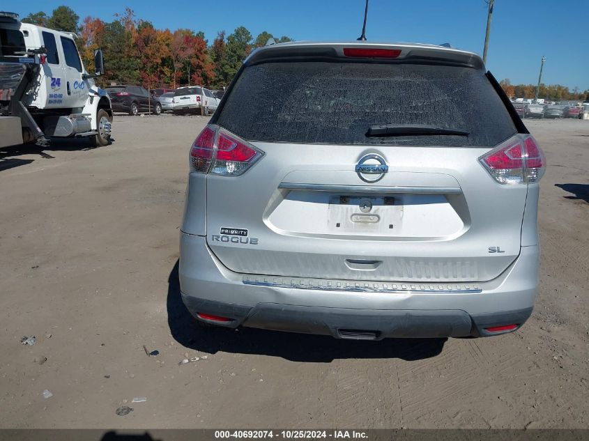 2015 Nissan Rogue Sl VIN: 5N1AT2MT0FC908673 Lot: 40692074