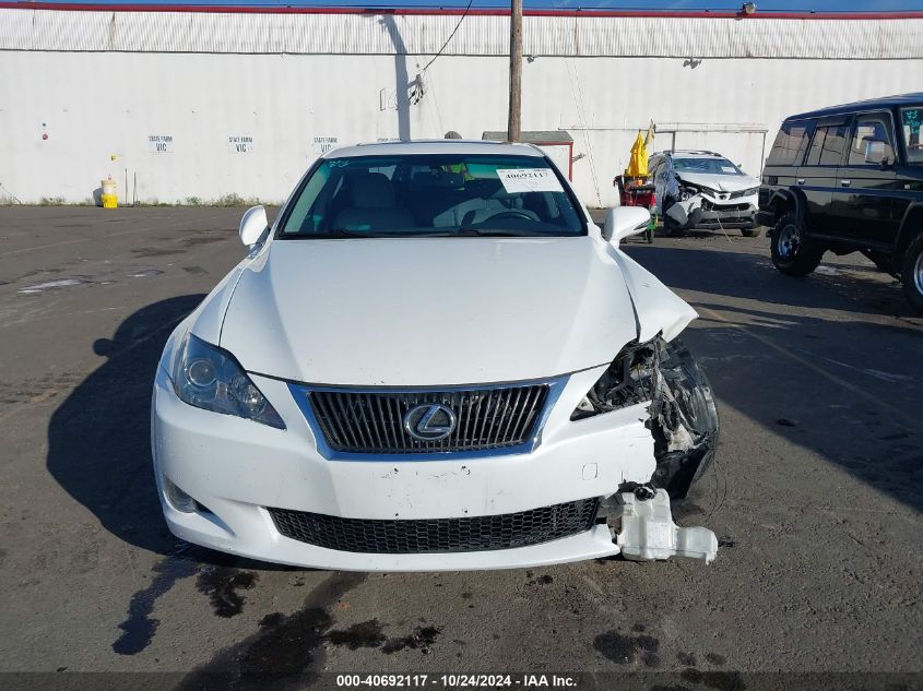 2010 Lexus Is 250 VIN: JTHBF5C21A2095092 Lot: 40692117