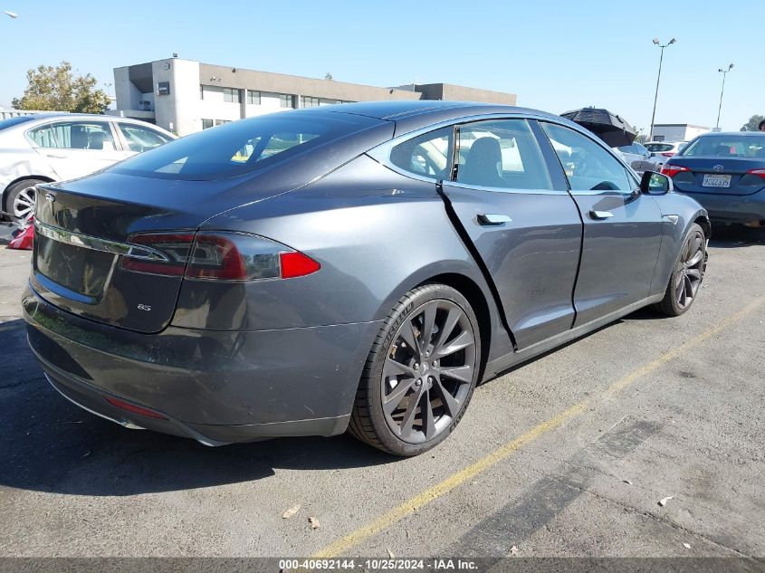 VIN 5YJSA1H16EFP63657 2014 Tesla Model S, P85 no.4