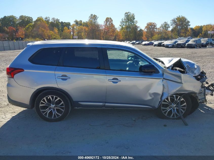 2016 Mitsubishi Outlander Es VIN: JA4AZ3A36GZ040863 Lot: 40692172