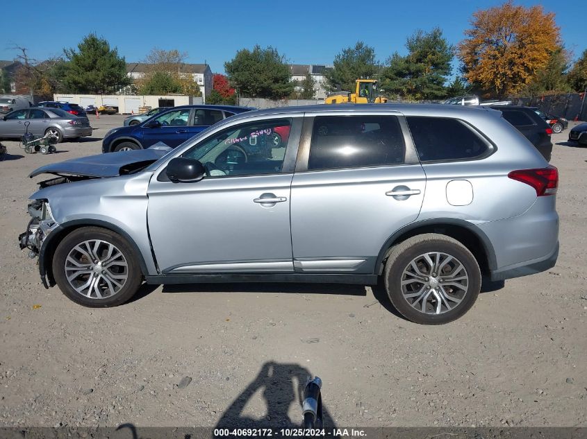 2016 Mitsubishi Outlander Es VIN: JA4AZ3A36GZ040863 Lot: 40692172