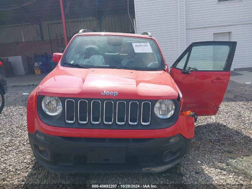 2018 Jeep Renegade Latitude 4X4 VIN: ZACCJBBB0JPG94706 Lot: 40692207