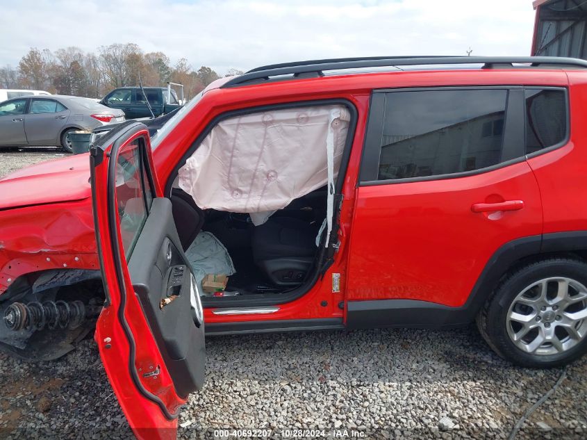 2018 Jeep Renegade Latitude 4X4 VIN: ZACCJBBB0JPG94706 Lot: 40692207