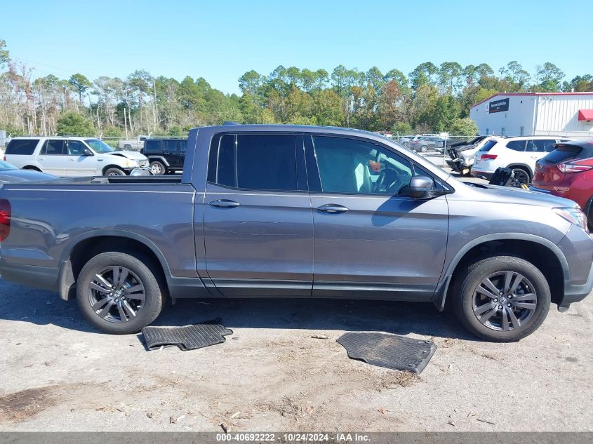 2020 Honda Ridgeline Sport VIN: 5FPYK3F15LB031644 Lot: 40692222