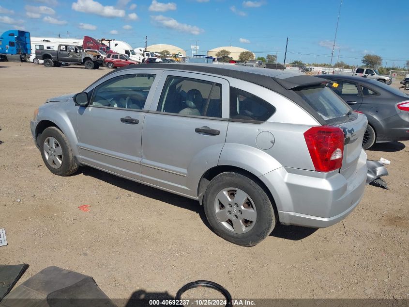 2007 Dodge Caliber VIN: 1B3HB28B67D262012 Lot: 40692237