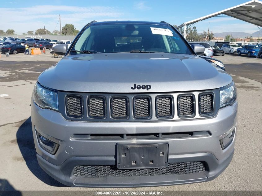 2019 Jeep Compass Altitude Fwd VIN: 3C4NJCBB1KT706760 Lot: 40692269