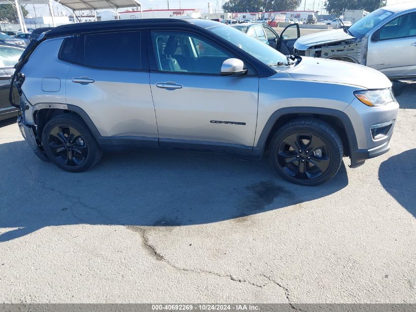 2019 Jeep Compass Altitude Fwd VIN: 3C4NJCBB1KT706760 Lot: 40692269