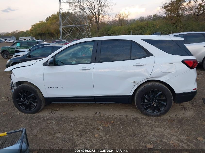 2024 Chevrolet Equinox Ls VIN: 3GNAXHEG9RL349458 Lot: 40692272